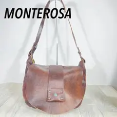 MOTHERHOUSE ハンドバッグ 花柄 マザーハウス ブラウン シフォン 