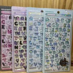 ボンボンドロップシール　moji サンリオ　4点セット