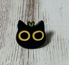 黒猫のピンブローチ　ピンバッジB