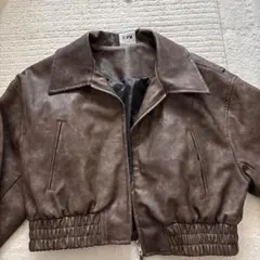 短丈レザージャケット