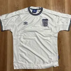 2002年製 イングランド代表 長袖ユニフォーム 正規品 デサント製 L