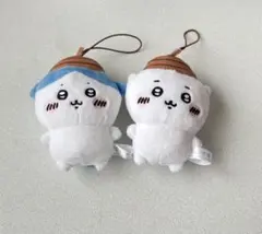 ちいかわ　ハチワレ　どんぐり帽子マスコット　ぬいぐるみキーホルダー