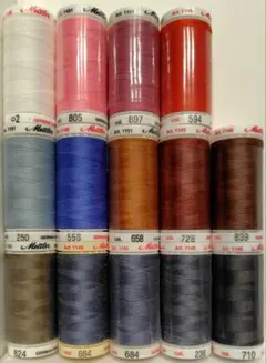 メトラー メトロシーンプラス ミシン糸 14個セット 500m