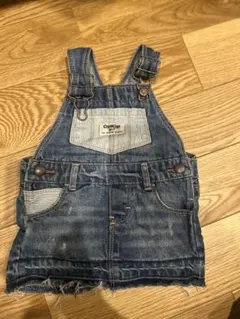 OshKosh デニムショートオーバーオール