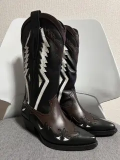 ウエスタンブーツ　本革