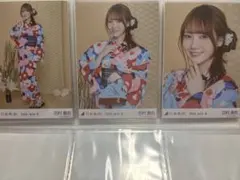 田村真佑 真夏の全国ツアー2025 浴衣 生写真 3種