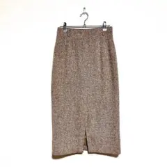 レディース　ロング　タイトスカート　Mサイズ　カジュアルコーデ　デザイン　秋冬