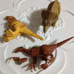 アニア　恐竜フィギュア 3体セット　ジャンク