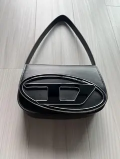 DIESEL 1DR レザークロスボディバッグ　ブラックのサムネイル