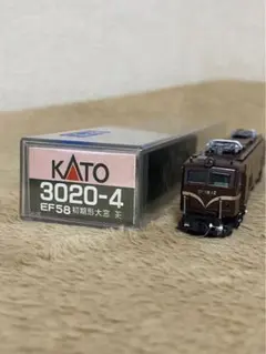 KATO EF58 上越形　茶　3020−3 KATO製 Nゲージ 「3020-3 EF58 上越形 茶」「EF5886」 - メルカリ