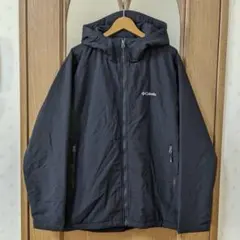 送料込　コロンビア　中綿　ジップアップ　マウンテンパーカー　ジャケット　黒　ＸＬ