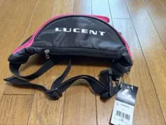 テニス ウェストポーチ　LUCENT ルーセント 黒×ピンクのサムネイル