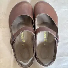 Birkenstock ブラウン サボ・クロッグサンダル 37 - メルカリ