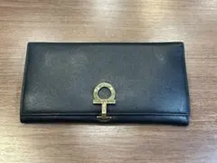 Salvatore Ferragamo ガンチーニ 長財布 ブラックのサムネイル