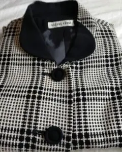 チェック柄チェスターコート風ジャケット