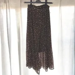 ローリーズファーム スカート（ブラウン）　レオパード風柄