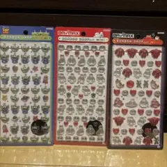 ボンボンドロップシール　ディズニー　ミニ　ベイマックス　エイリアン