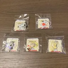 PEANUTS スヌーピー ミニチャーム めじるしアクセサリー　５種セット