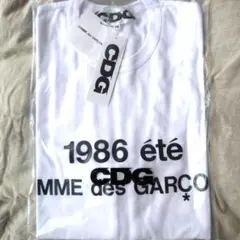 白サイズS正規品新品未使用CDGcdgコムデギャルソン1986ete Tシャツ 