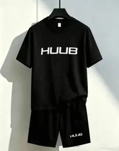 【新品】HUUB フーブ Tシャツ＆ハーフパンツ 上下セット Lサイズのサムネイル