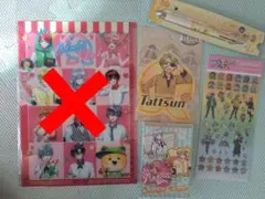 カラフルピーチ　たっつんさんセット　文房具類