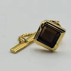 イヴサンローラン タイタック ラペルピン YSLロゴ ゴールド