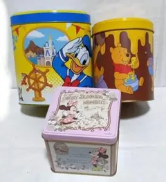 ディズニー レトロ お菓子缶 空き缶 東京ディズニーランド - メルカリ