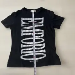 EMPORIO ARMANI ロゴプリント 半袖 Tシャツ ブラックのサムネイル
