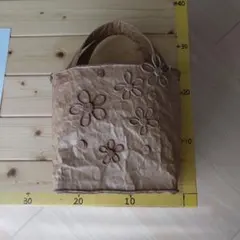 米袋製バッグ　柿渋仕上げ