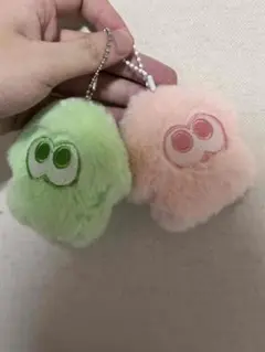 ふわふわキャラクターキーホルダー2個セット