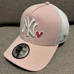 ニューエラ　ニューヨークヤンキース ハートロゴ　メッシュ　ベースボールキャップ