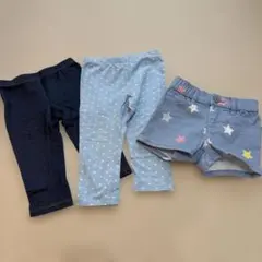 2T／3year 3点セット レギンス ショートパンツ