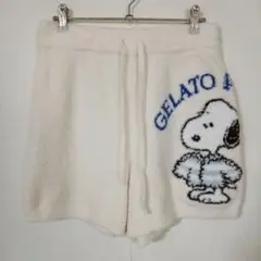 ジェラートピケ スヌーピー ショートパンツ ルームウェア
