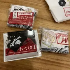 JIM BEAM ジムビーム オリジナルネックストラップ 、エコバッグ2個