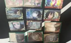 【美品】 鬼滅の刃 柱 柱合会議 レンチキュラーカード 名場面回顧カード セット
