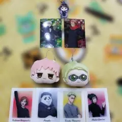 呪術廻戦 ぬいぐるみ・マスコット　カード　ラバーキーホルダー