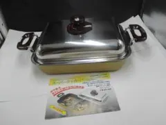 マル球産業 スーパークッカー 両手鍋 グリルパン 魚焼き スクエアのサムネイル