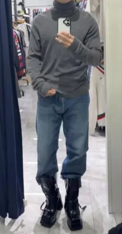 margiela archive カットオフ　デニム Sサイズ　ストレートのサムネイル