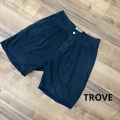 TROVE ツータックショートパンツ ダークグリーン 42のサムネイル