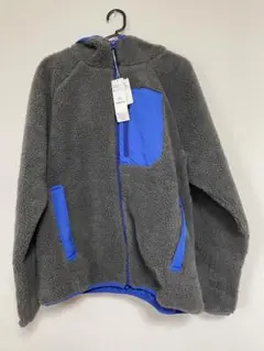 フリースジャケット グレー/ブルー サイズM