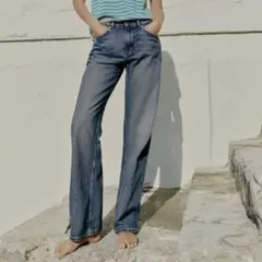 今期新作 ZARA デニムパンツ 32のサムネイル