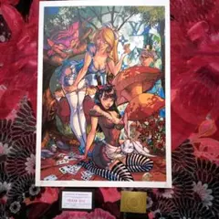 DEATH NYC アートポスター　限定　ディズニー　セクシーアリス Yahoo!オークション - DEATH NYC 世界限定100枚 アートポスター