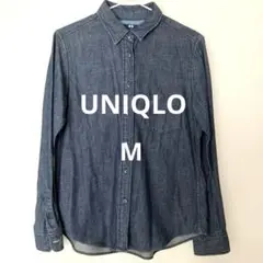 【UNIQLO】ユニクロ　デニムシャツ　M