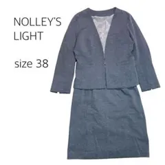 【size 38】 NOLLEY'S LIGHT ノーカラースーツ　セットアップのサムネイル