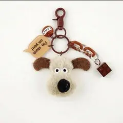 グルミット　じゃらじゃらキーホルダー　ぬいぐるみ　キーチャーム　犬　韓国　大人気