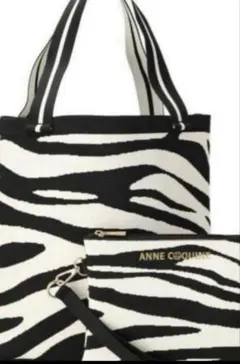 新品未使用‼️Anne Coquine リサイクルニット洗えるトートバッグ