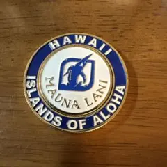 ハワイ　MAUNA LANI GCマーカー