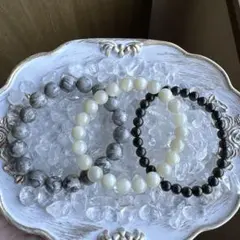 天然石ブレスレットセット 3点セット