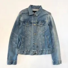 ユニクロ UNIQLO デニムジャケット Gジャン ブルー M