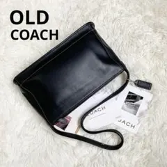 極美品 vintage coach old brown ワンショルダー 黒